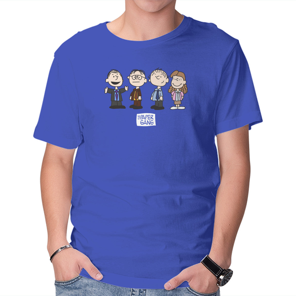 Unisex Crew Neck T-Shirt The Paper Gang Graphic Short Sleeve Casual Tee XXL