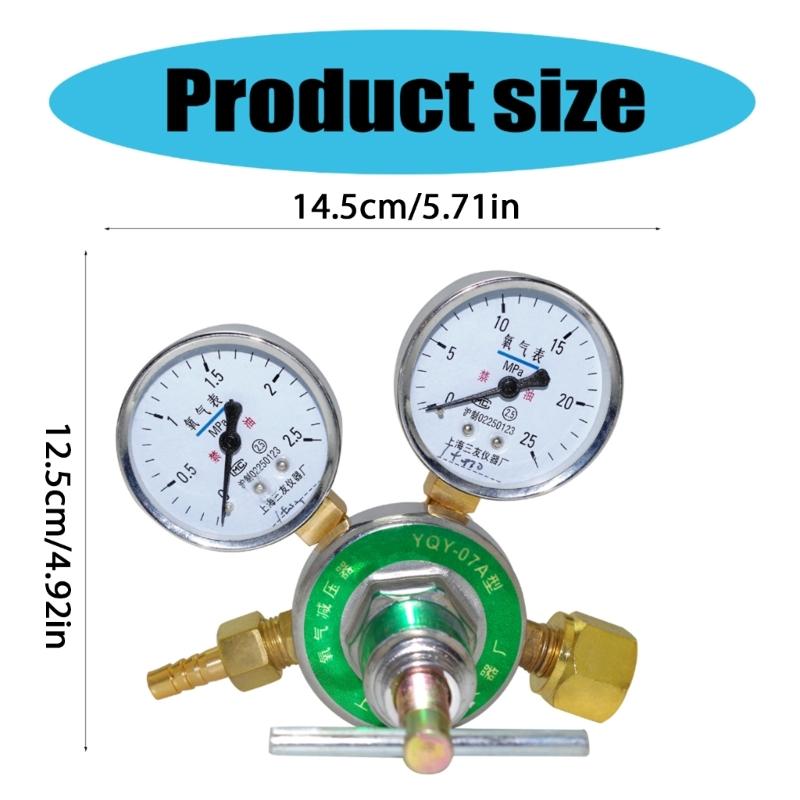 Copper Pressure Regulator Pressure Reducer with Gauge Copper Oxygen Reducing Valves Copper Oxygen Valves Copper Texture
