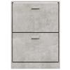 Vidaxl Shoe Cabinet, Concrete Grey, 59X17X81 Cm