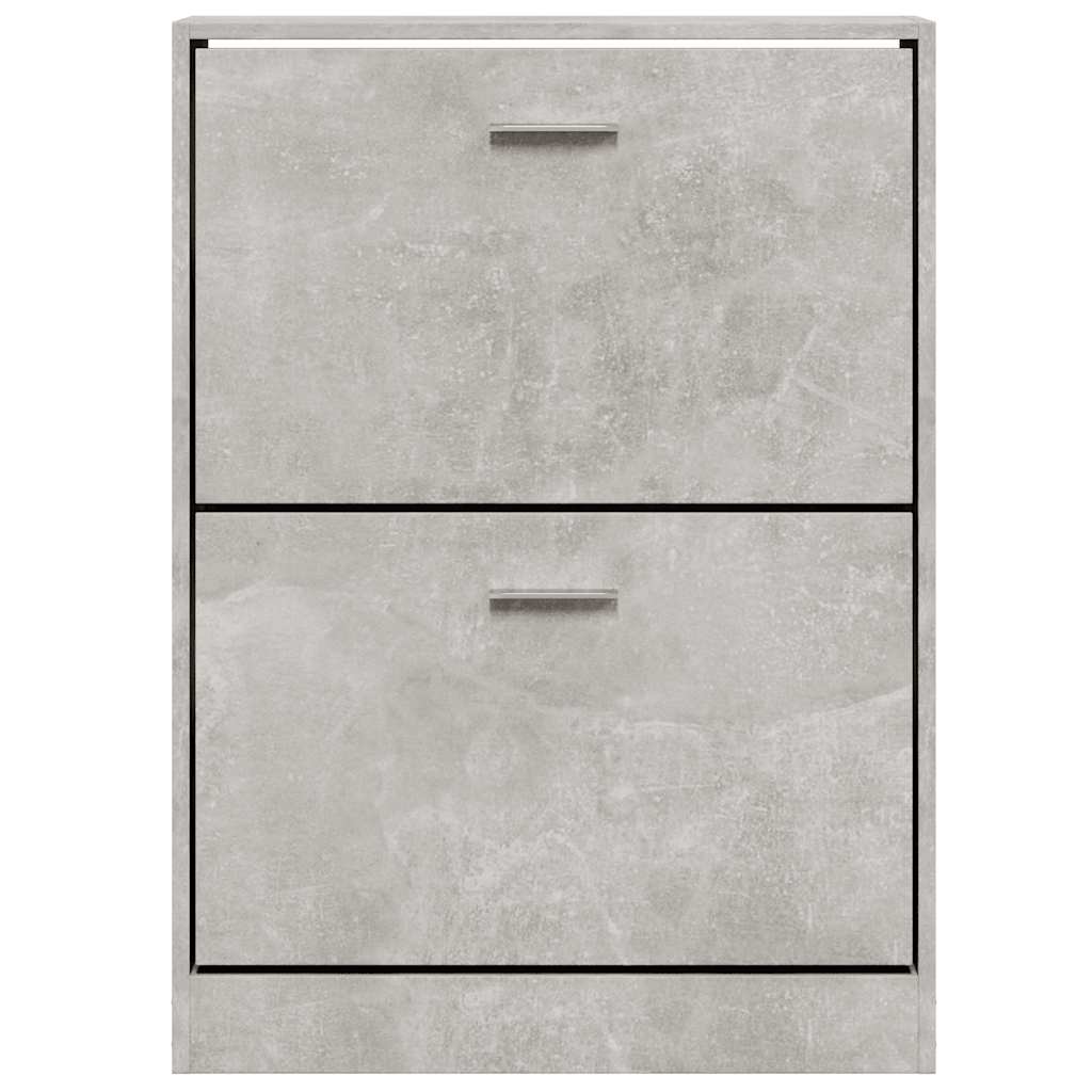 Vidaxl Shoe Cabinet, Concrete Grey, 59X17X81 Cm