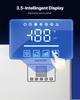 Commercial Ice Maker Machine, 181KG/24H Ice-Making Machine with 136KG Stainless Steel Storage Bin, Auto Self-Cleaning Ice Maker with Touchscreen for