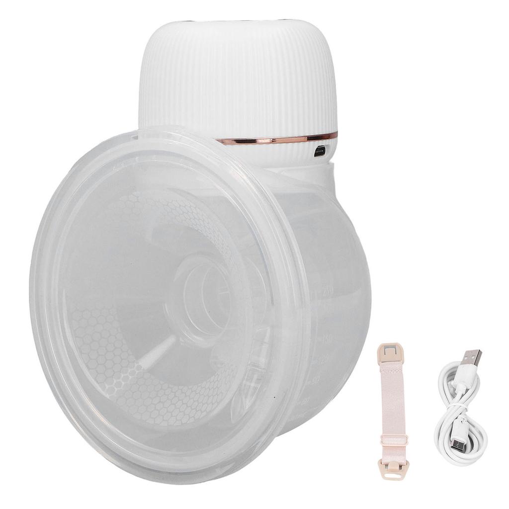 Elektrische Tragbare Milchpumpe Freihändig Tragbar Kabellos 9 Stufen 3 Modi LCD-Anzeige