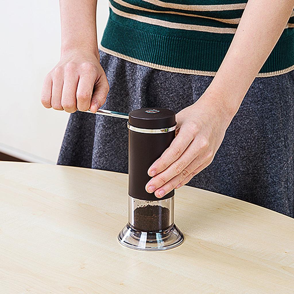 Kawasaki Synthetic Resin Hand-Grinded Ceramic Coffee Mill, Made In Japan, 36336
