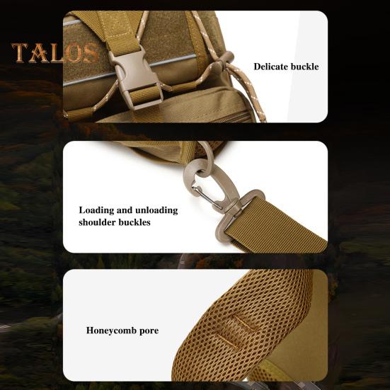 Fishing Backpack Large Capacity Waterproof Oxford Cloth Multi-pockets Outdoor Travel Camping Hiking Hunting Fishing Gear Accessories Storage Bag