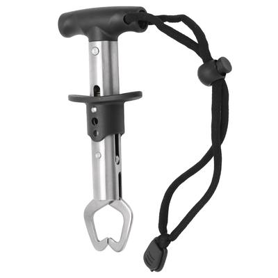 Pinza de agarre para labios de pescado con bloqueo de gatillo, pinza, alicates para pescado, herramienta de pesca de acero inoxidable