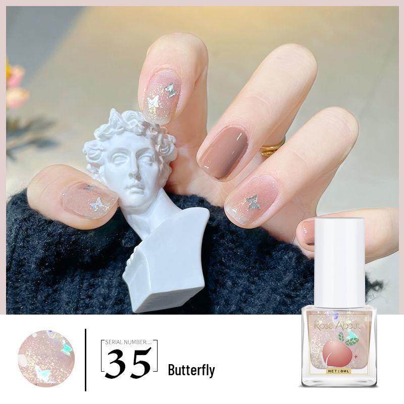 Eco-Friendly Peelable Water-Based Nude Nail Protector Polish