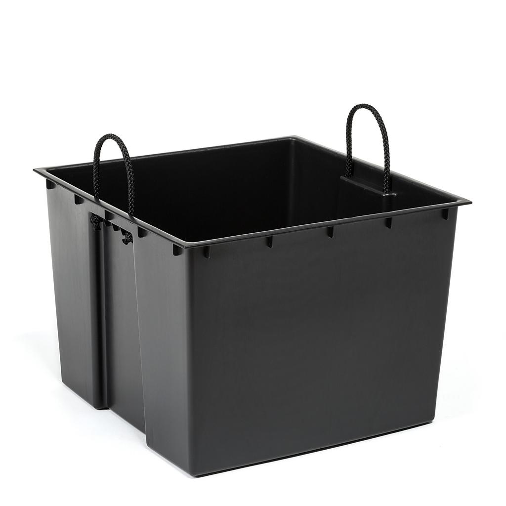 KADAX Doniczka Donica Osłonka Z Wkładem szary 40cm