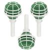 1/3Pcs 18cm Bridal Wedding Flower Decoration Bouquet Foam Holder Green DIY Floral Handle Base Bracket Supply Party DIY Supplies