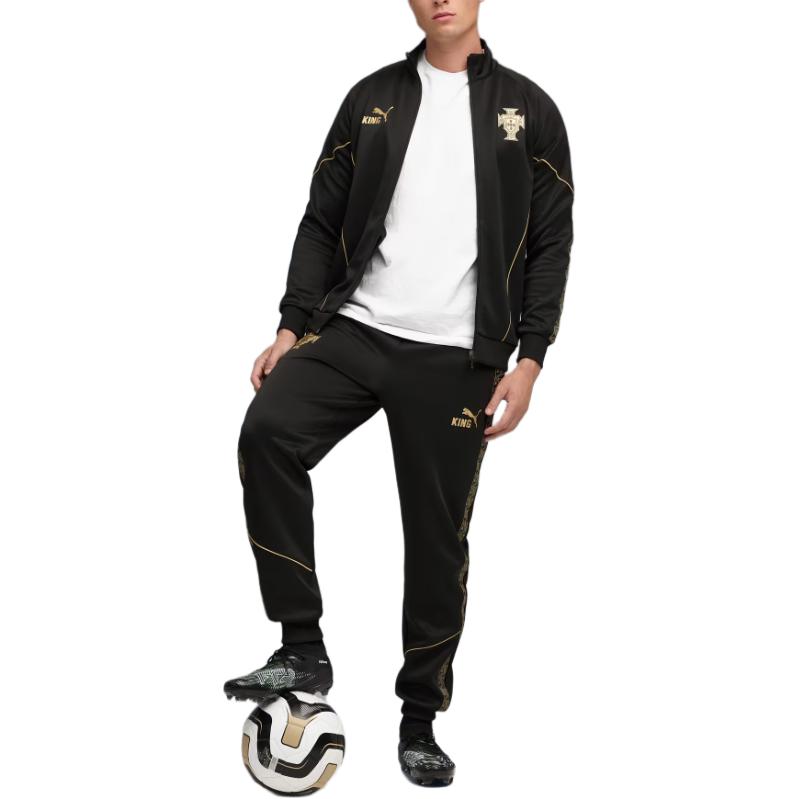 Puma Anthem FW25 Portugal Special Edition King Pre-Match Cuffed Drawstring Mid-Rise Sports Pants Men Pants 707143-19