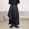 Yohji Yamamoto Men's Dark Irregular Japanese-style Ribbon Pants - Samurai Kendo Skirt Design for Summer