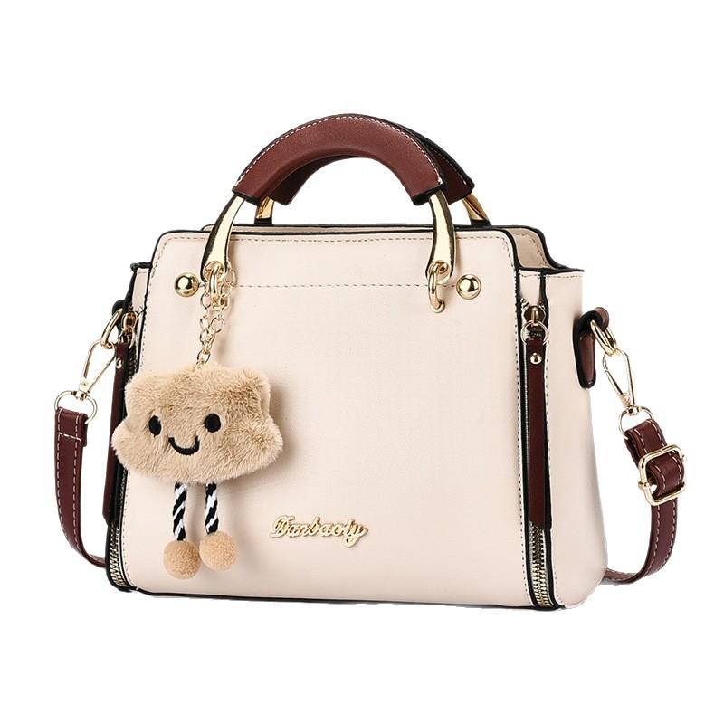 Stylish Korean Style Floral Print Small Handbag For Ladies, Portable Multi-purpose Top Handle Shoulder Crossbody Casual Mini Purse