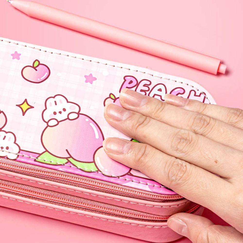 Multi-function Pencil Case Portable Stationery Box Storage Box  Student School Supplies