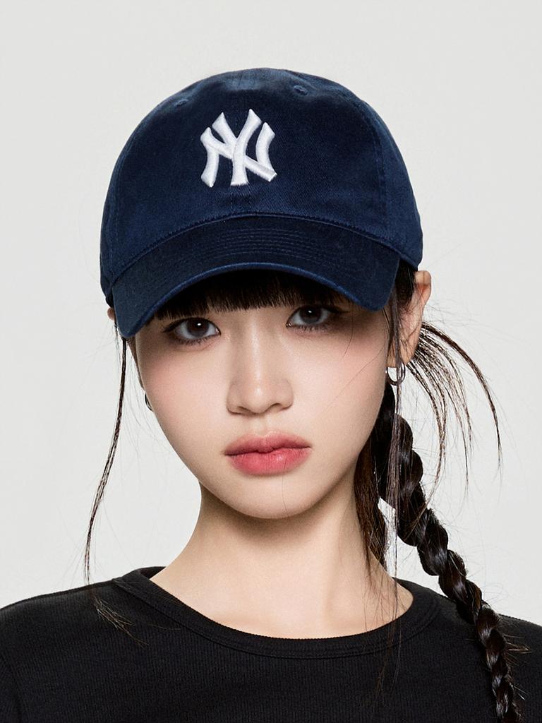Emelbi Ace Unstructured Ball Cap Ny (Navy)