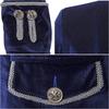 2021 Cross-Border Foreign Trade Christmas Men's Coat Solid Color Fashion Steampunk Retro Velvet Uniform Stand Collar