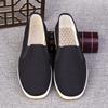 Three military old Beijing cloth shoes men's stall middle old one pedal work driving dad casual shoes
