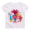2026 Neu Heiß Anime Trolls Sommer Mode 100 Baumwolle Herren Freizeit T-Shirt Rundhals Freizeit Kurzarm Gedrucktes Muster Streetwear
