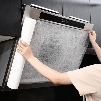 1 role, Kryt proti oleji pro digestoř, Síťka filtru digestoře, Žáruvzdorná kuchyňská protipožární fólie Netkaná textilie Kryt proti kouři a prachu