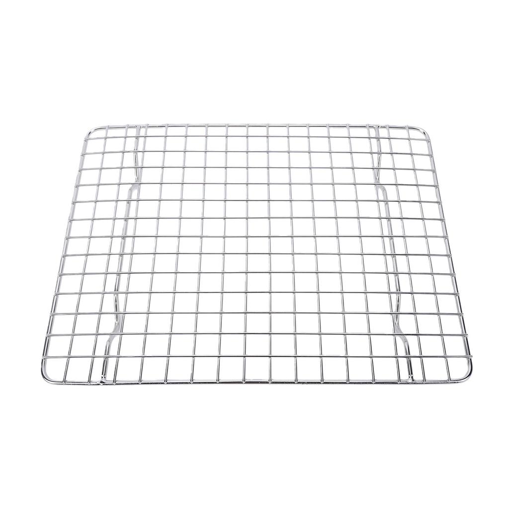 Griglia di Raffreddamento per Cottura e Forno in Acciaio Inossidabile, Resistente al Forno, Griglia a Filo, Griglia per Essiccare Biscotti 25x19.5x1.5cm / 9.84x7.68x0.59in