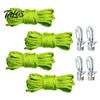 Tent Rope Fastener 4/8/12Pcs Tensioner with Cord, Heavy Duty Tie Down Roller, Adjustable Fastening System Metal Tightening Tool for Camping,