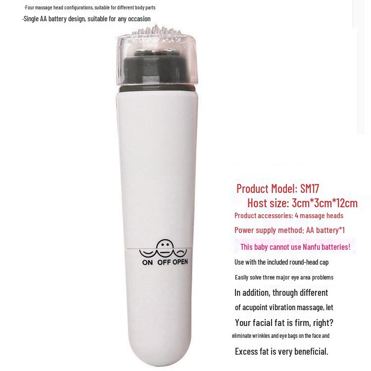 Portable Electric Eye Massager with Vibration and Magnetic Therapy for Face Slimming