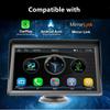 Portable 7" MP5 Player Support Wireless CarPlay Android Auto Mirror Link+ Camera