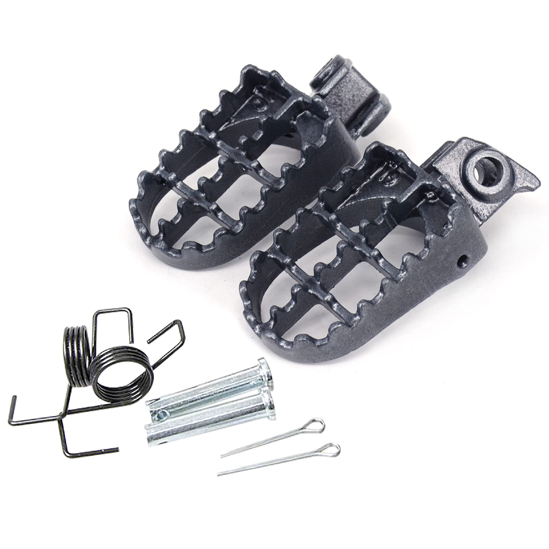 HAMILO Bike Wide Footpeg Universal Off-road Bike Step Footpeg Set чёрный