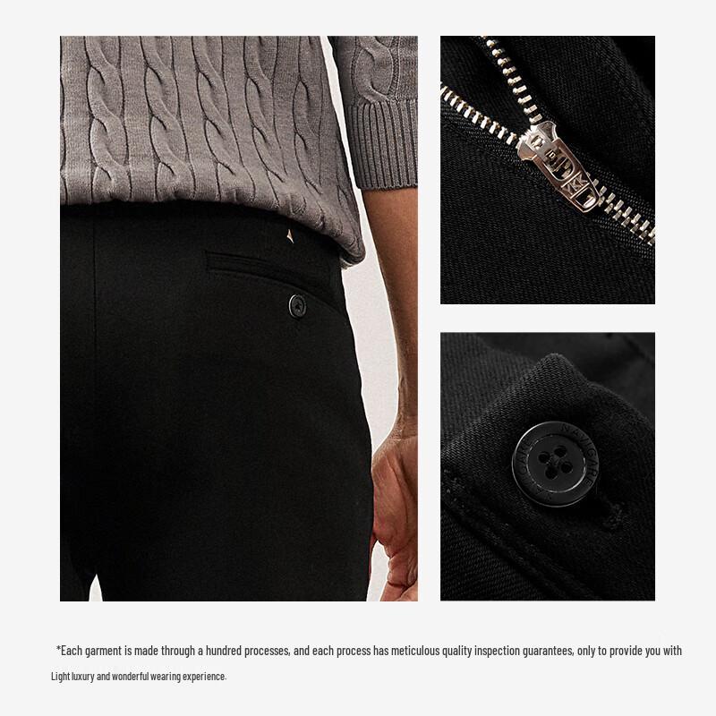 Navigare Men's Slim Fit Thermal Casual Pants