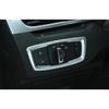 Cover Trim Car Headlight Switch Control 2016-21 Fit For BMW X1 F48 Matte Silver
