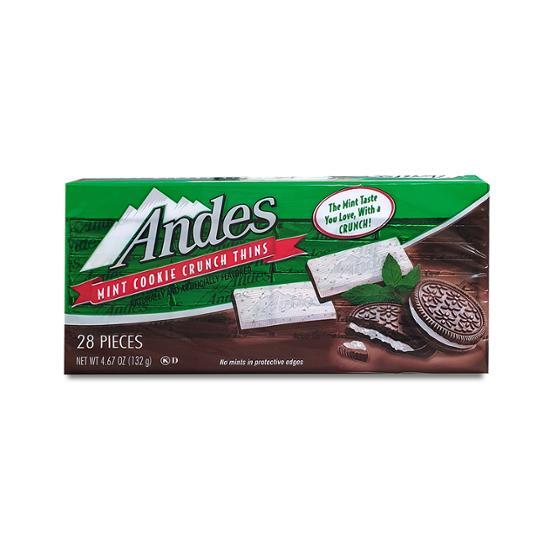 Andy s Chocolate Mint Cookie 132g, Korean snacks