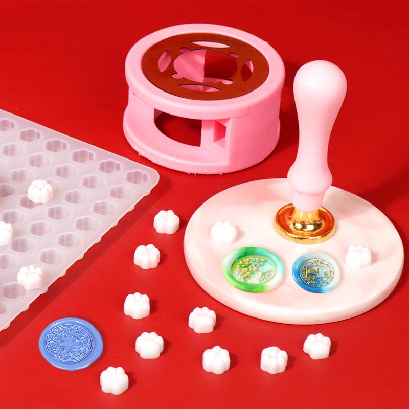 DIY Pellet Recycling Form Aromatherapie Kerze Form Emaille Wachs Pellet Form Selbst gemacht Farbabstimmung