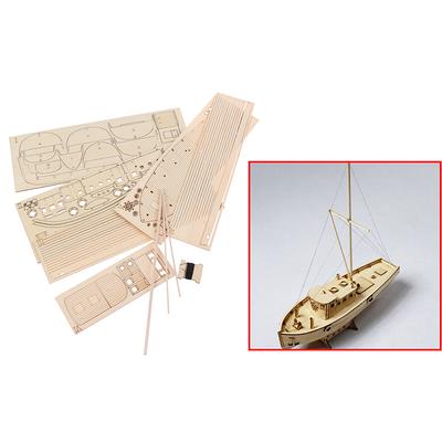 1:30 Ship Assembly Model Wooden Sailboat Diy Wooden Kit Puzzle Toys Gift