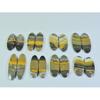9X21-10X26MM Natural Bumble Bee Jasper Pair Oval Cabochon Gemstone 8Pair Lot C-116