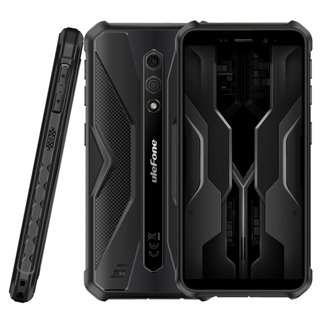 Ulefone Telefon Robust Armor X12 Pro 4G Android 15 Smartphone Până la 10GB+64GB 4860mAh 5.45" NFC Global Slot pentru 3 Carduri