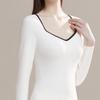 Tops and Pants Thermal Underwear Invisible Warmth Long Pants Women Thermal Clothes  Undershirt