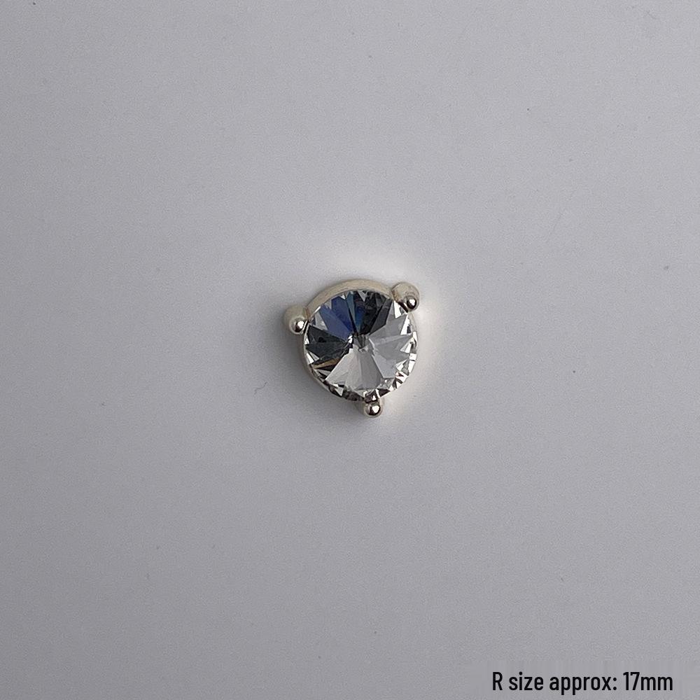 Decor Floare Sabot Aliaj Retro Stras - Catarame DIY High-End