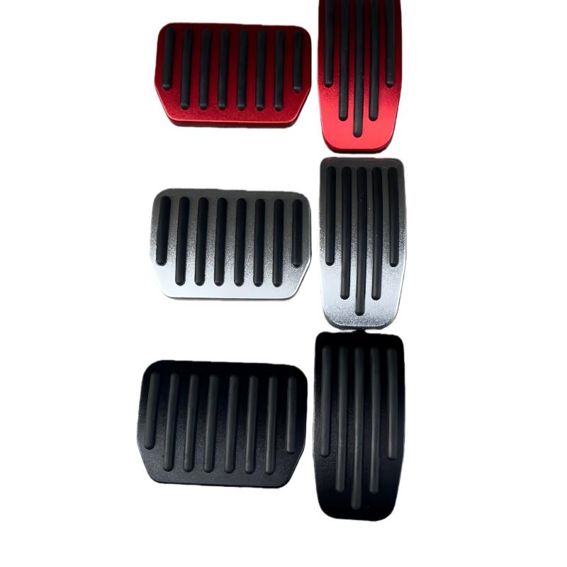 For Tesla Model Y Juniper 2025 Upgrade Foot Pedal Pads Non-slip Accelerator Brake Rest Performance Aluminum Mats Accessories