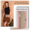 For Realme C75/14x 5G Case Mirror Wallet Leather Phone Cover with Chain Shoulder Strap