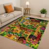 Retro Pixel Game Stardew Valley Farm Map living Room Non Slip Area Rug Soft Carpet for Bedroom Playroom Sofa,Home Decor Doormat