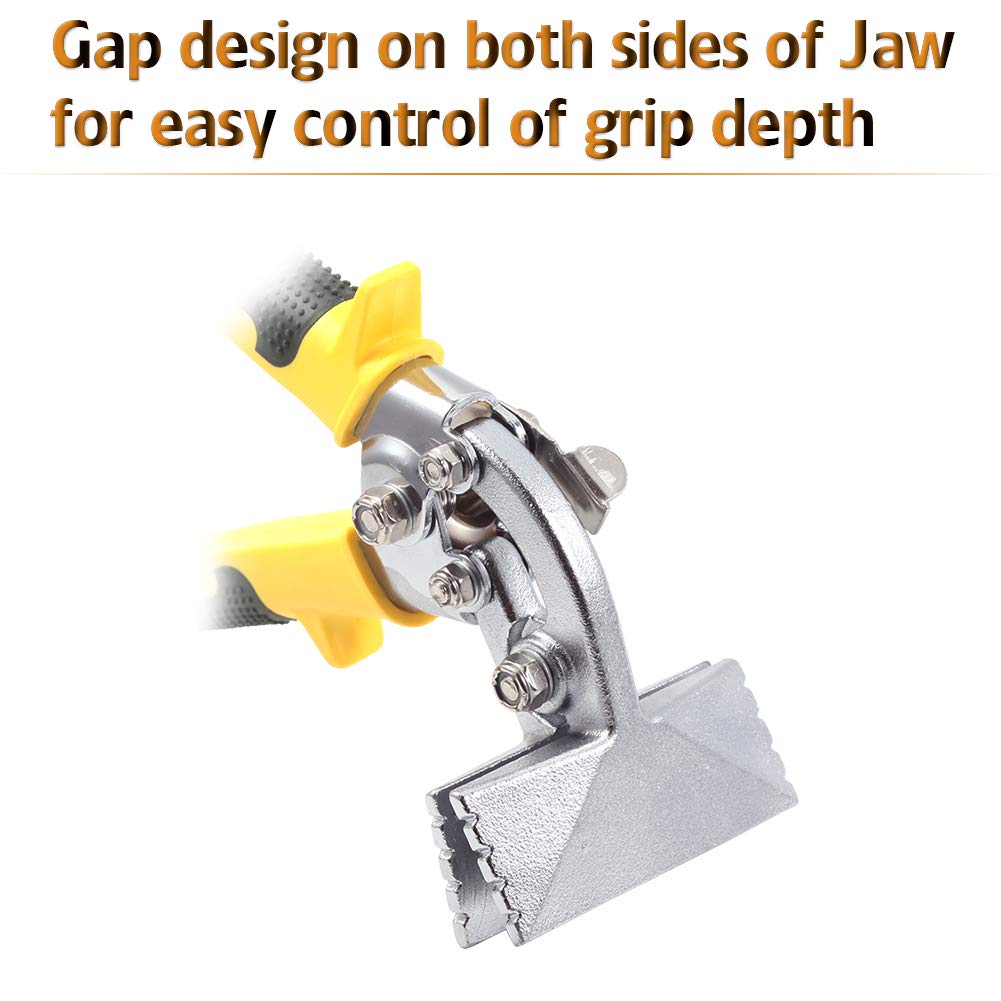 SPEEDWOX Sheet Metal Hand Seamer with Elbow and Multipurpose Bending Metal Bender Hand Sheet Metal Professional Tool Pliers, Multi-Purpose Tool,