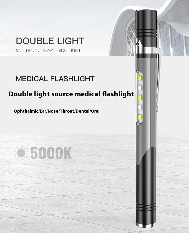 Emergency Medical Pen Flashlight for Doctors First Aid Work Inspection LED Flashlight Professional Torch Lamp for Doctor Nurse