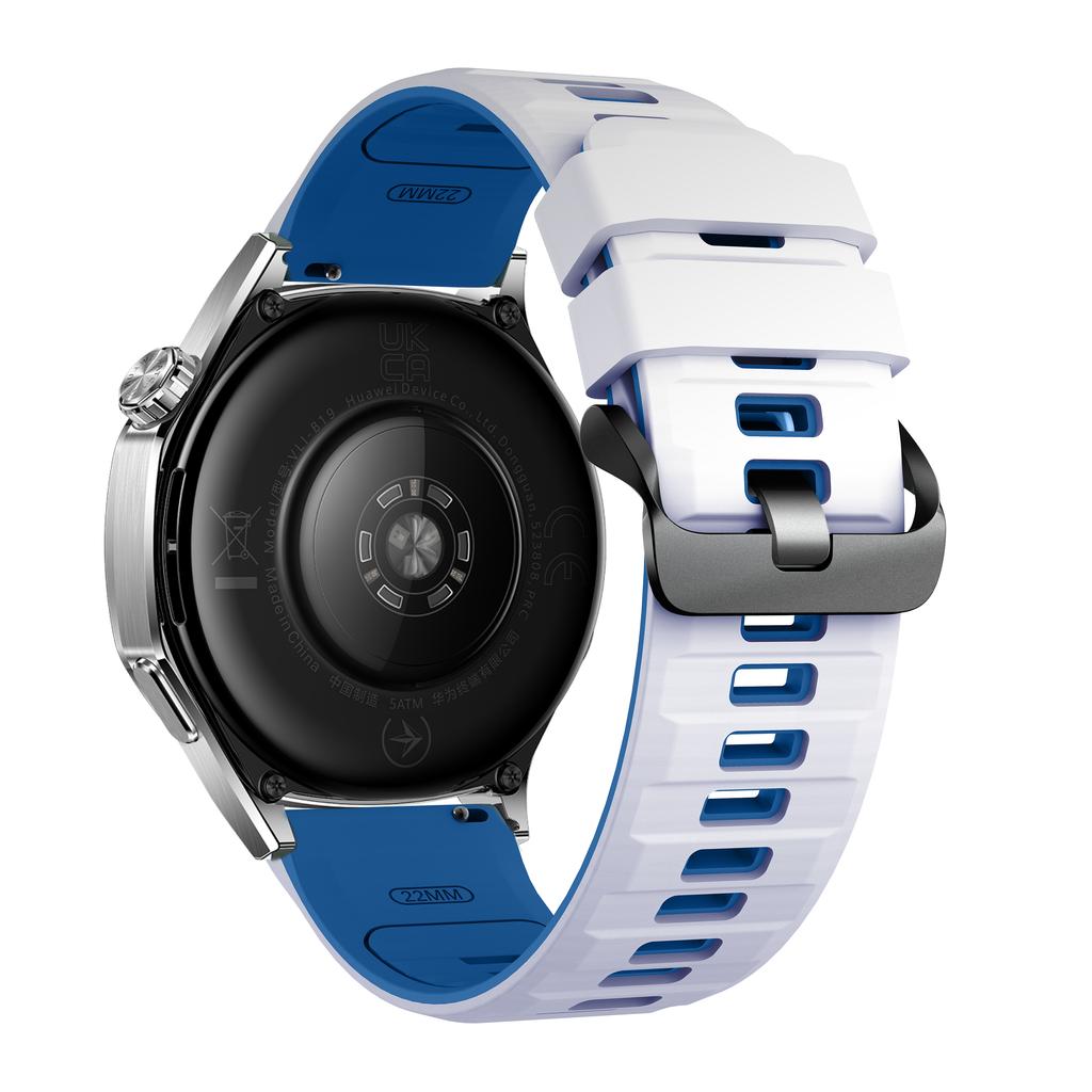 Quick Release 22mm Strap For Garmin Venu 4 3 2 45mm / Forerunner 570 47mm 265 255 Music Two-Tone Silicone Watch Band Bracelet