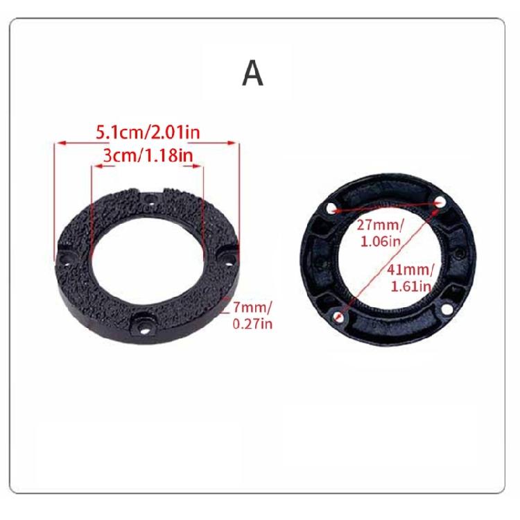 High Pitched Speaker Aluminum Panel Circle 1in 1.25inch Speaker Decorative Circlet Car Modification Amplifiers Accessory