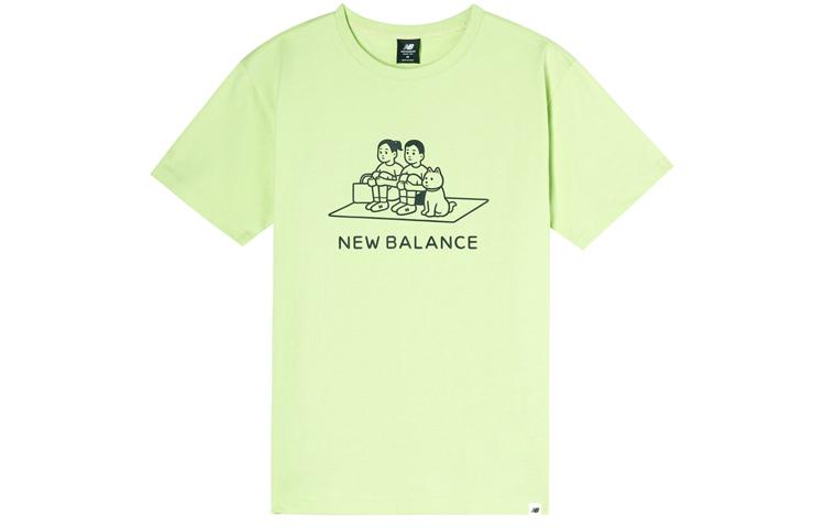 New Balance x Noritake Set in Sleeve T Shirt Unisex Green AMT12349-LRW XS