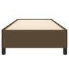 Vidaxl Bed Frame Without Mattress, Dark Brown, 90X200 Cm, Fabric