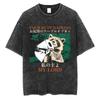 Ich will einen perfekten Körper Ich will eine perfekte Seele T-Shirt Lustige Capybara im japanischen Stil Vintage-gewaschenes T-Shirt Herren Oversized T-Shirts Oberteile