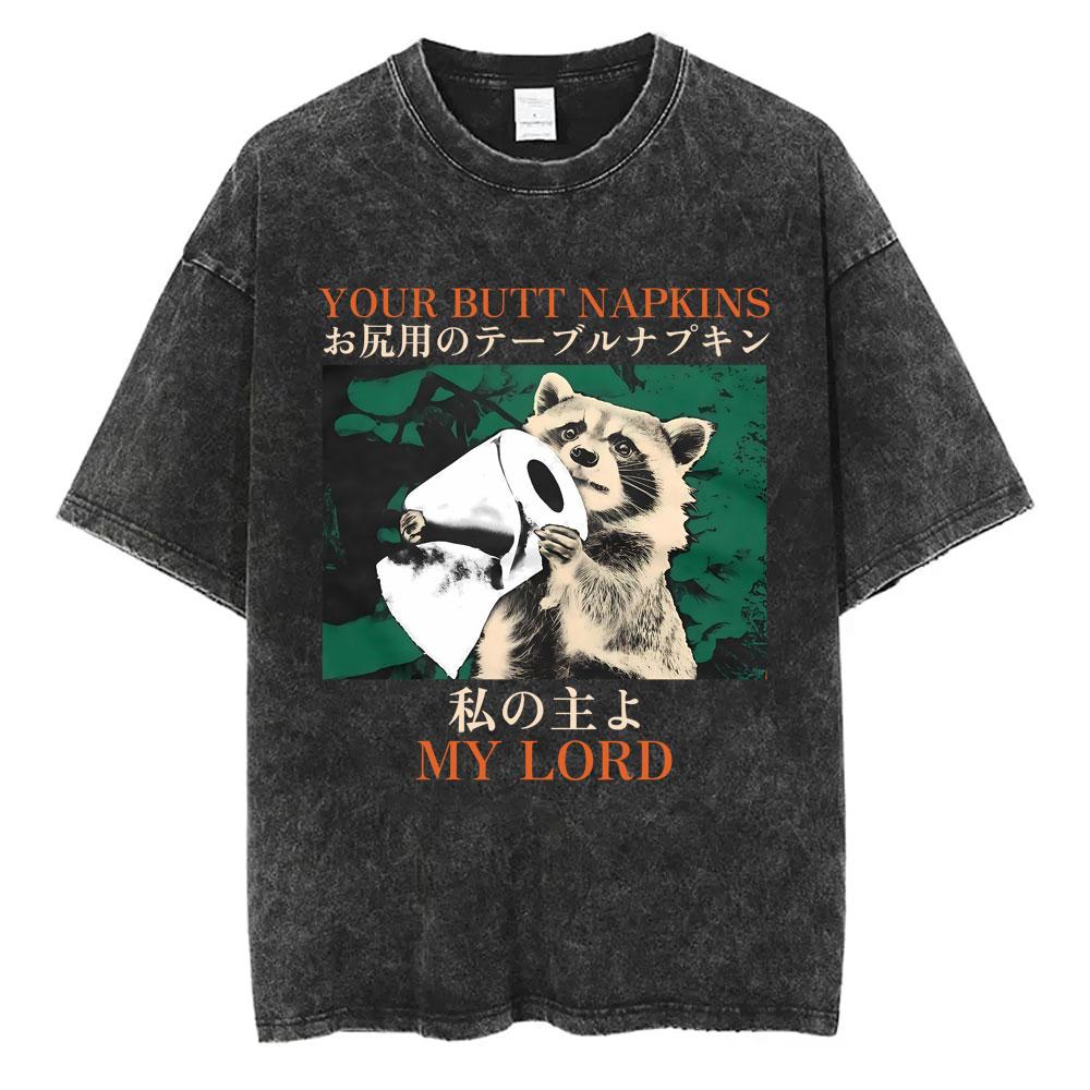 Ich will einen perfekten Körper Ich will eine perfekte Seele T-Shirt Lustige Capybara im japanischen Stil Vintage-gewaschenes T-Shirt Herren Oversized T-Shirts Oberteile