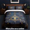Witchcraft Theme Custom Text Or Name 3Pcs Bedding Set,1 Flat Sheet & 2 Pillowcases Personalized Home Bedding