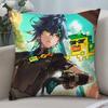 Genshin Impact Kinich Pillow Case 3D Print Polyester Fiber 40*40 Cm Home Sofa Throw Pillow Cover Decoration Festival Gift
