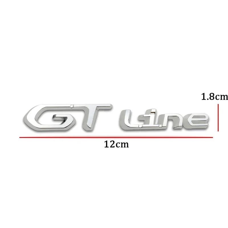 BRZ1 For VOLKSWAGEN VW GTI Car Body Metal Emblem Auto Rear Trunk Badge For Peugeot GTI GT GTline RCZ 307 207 407 607 4008 206 107 308 im2