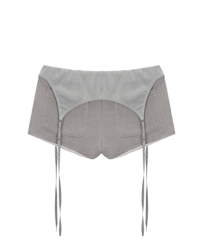 Sailpeulei Layered Shorts / Gray